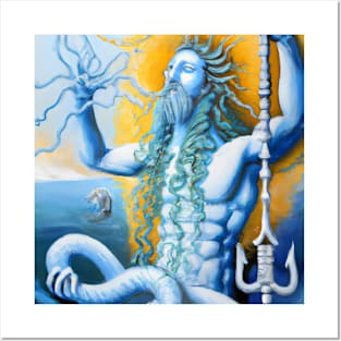 Aquarius painting Posters and Art